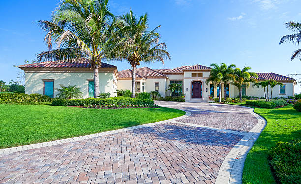 Permeable Paver Driveway in Leland Grove, IL